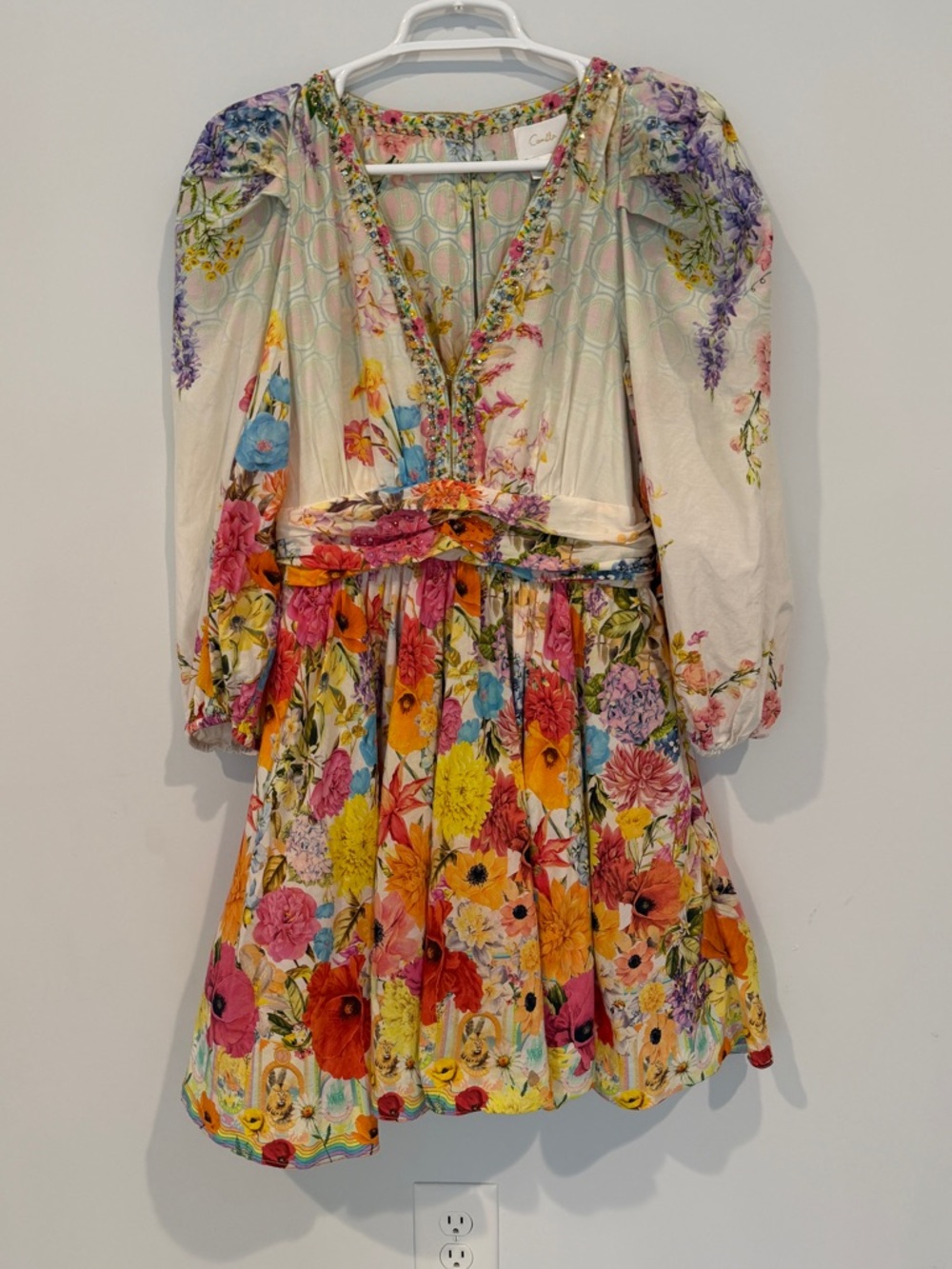 CAMILLA Sunlight Symphony Blouson Flared Dress